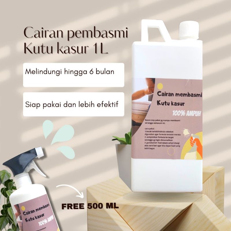 &quot;PAKET BUNDLING&quot; Pembasmi kutu kasur/Anti kutu kasur//1Liter