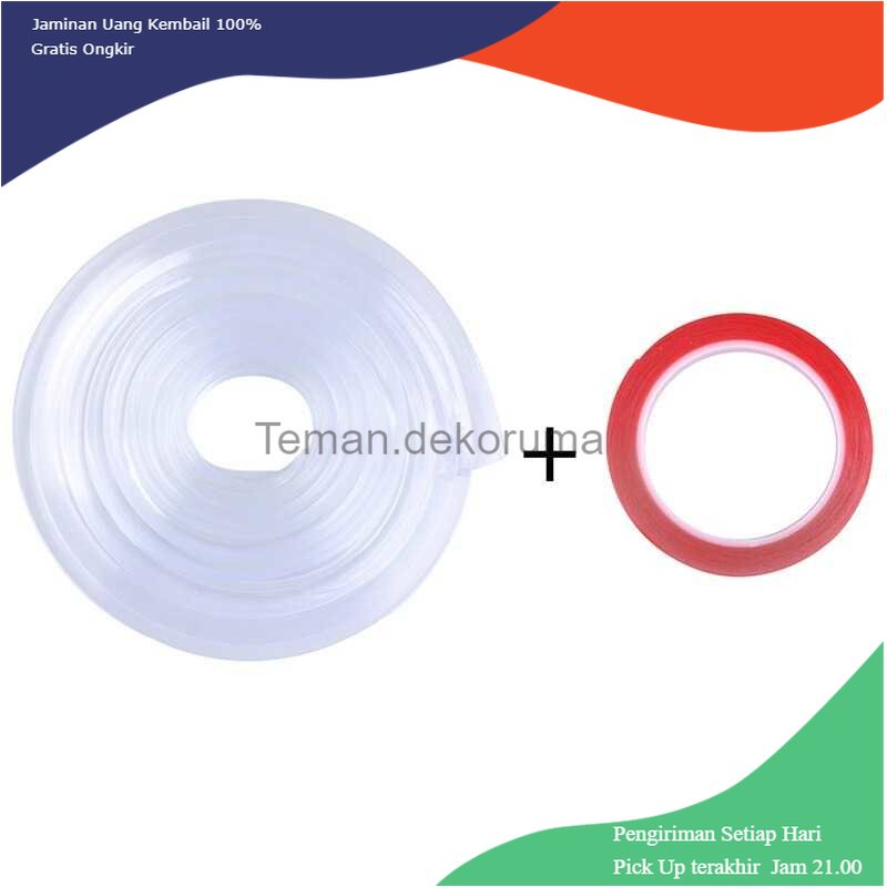 TD - PR2 Lovyno Lis Bumper Strip Pinggiran Meja Corner Protector 10 mm x 2 m - XC-089