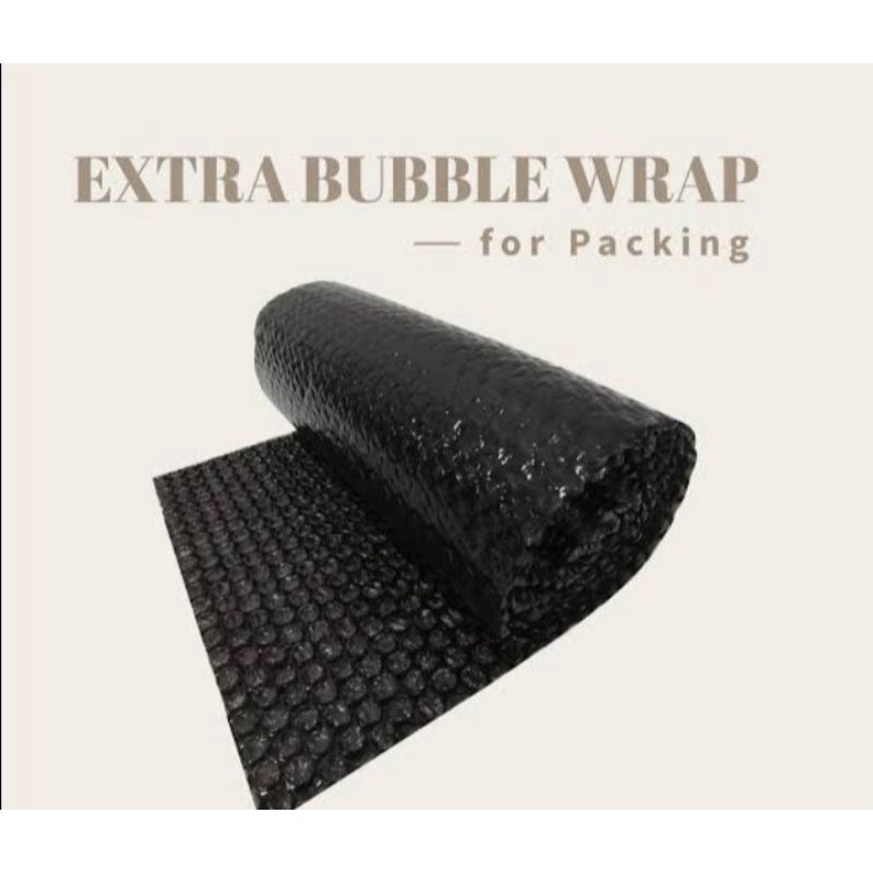 

WAJIB Extra Bubble Wrap hItam Tebal