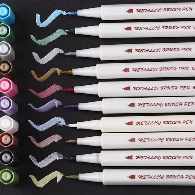 

Top Shipment STA Metallic Brush Pen Set 10