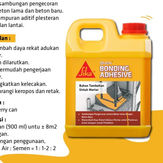 Sikacim Bonding Adhesive Bonding Agent Lem Beton 900ml