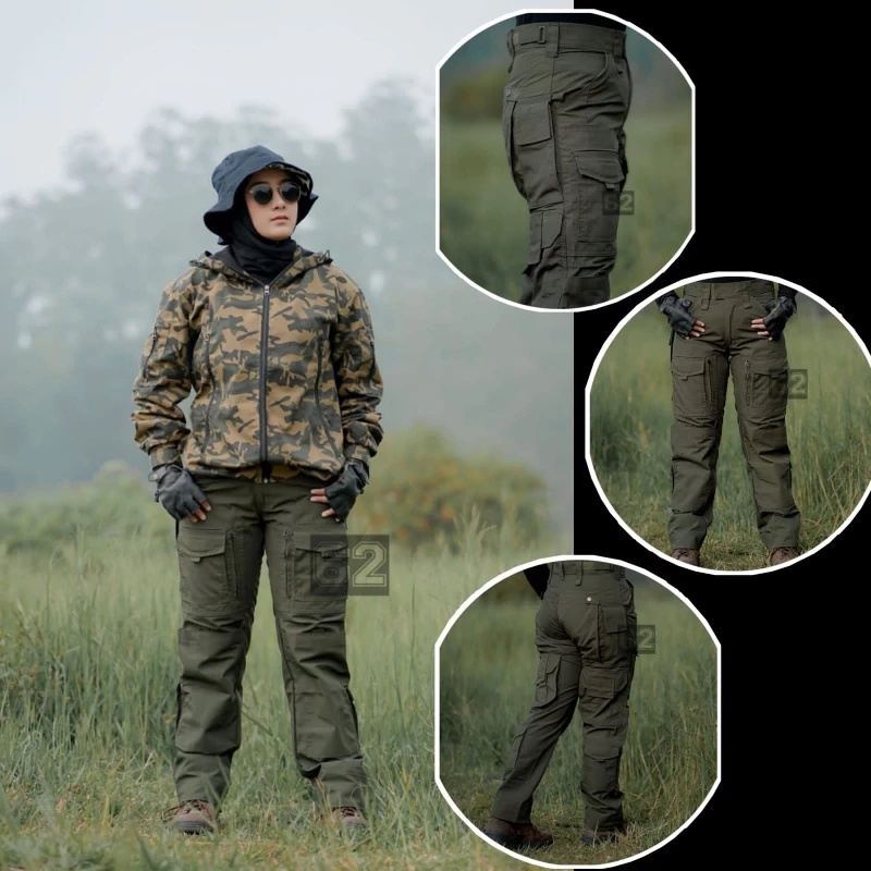 CELANA TACTICAL KITANICA / CELANA TACTICAL LAPANGAN PDL CARGO MULTIFUNGSI PRIA WANITA