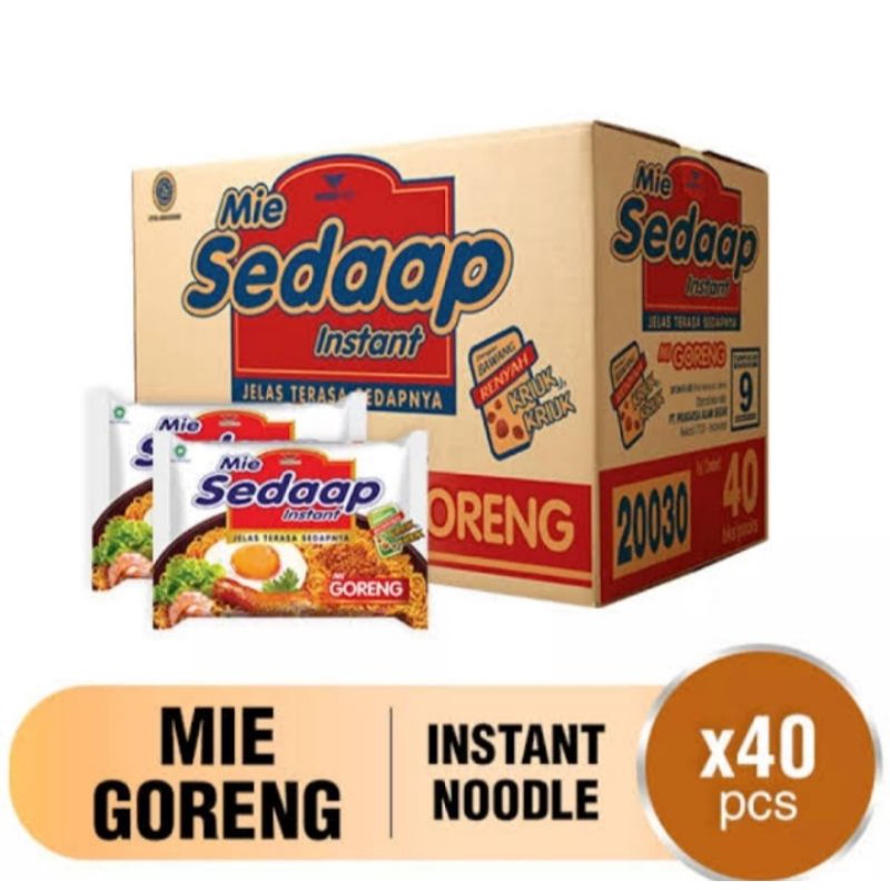 

Sedaap Goreng karton isi 40 biji