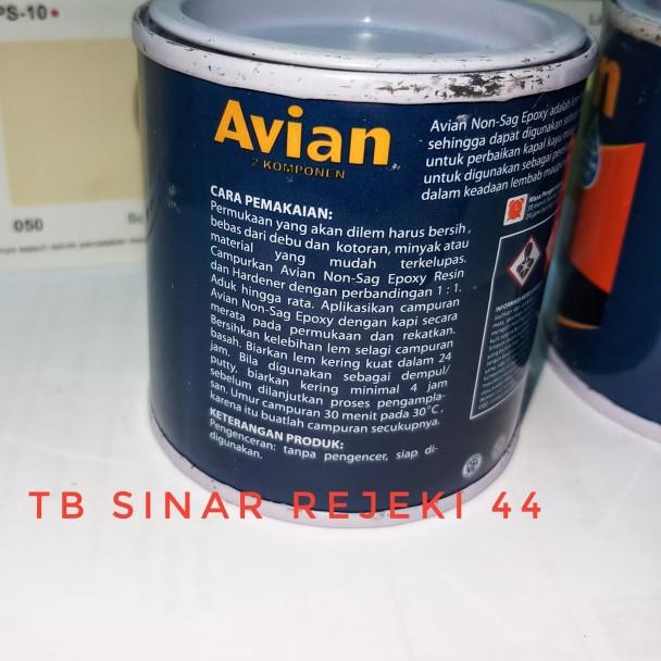 

AVIAN LEM EPOXY NON SAG 2 Komponen x 400 Gr = 800 Gram HARDENER RESIN