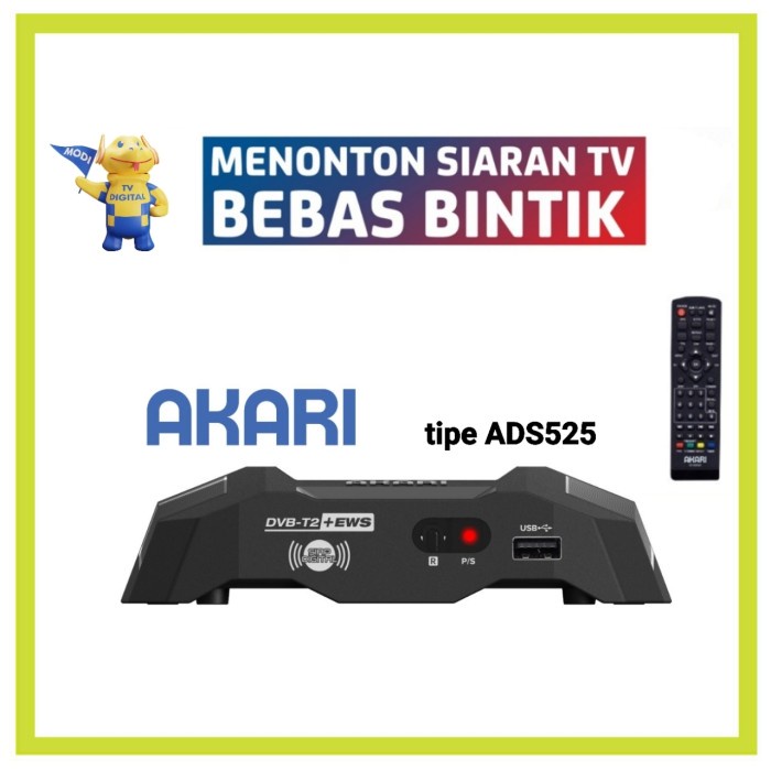 Akari Set Top Box ADS-2230 Receiver Tv Digital STB DVB-T2
