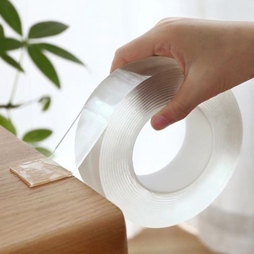 IKILOSHOP Nano 30mm x 1m Double Tape Bening Tahan Air Acrylic Washable