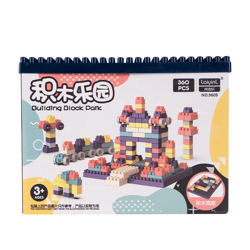 OHSOME - Mr. Man 360Pcs Puzzle Building Blocks/Gift/ Partikel Berukuran Besar/DIY/SNI