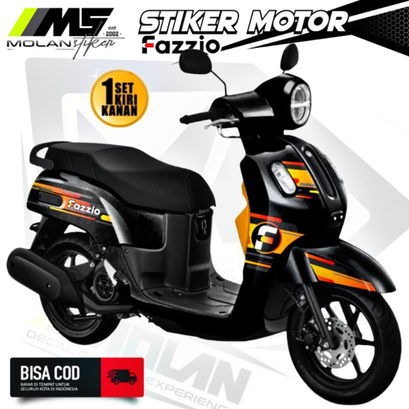 Decal Sticker Striping Variasi Yamaha Fazzio 125 - Yamaha Fazzio Hybrid |Decal Fazzio - Lis Fazzio -