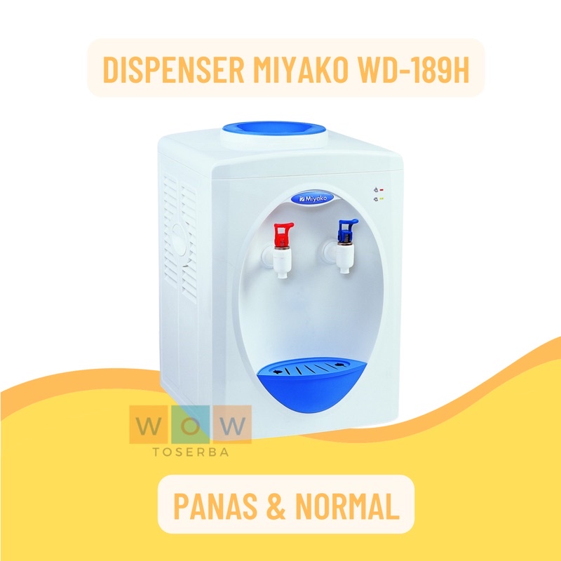 Dispenser Miyako WD 189 H Panas Normal / Galon Air Hot Normal