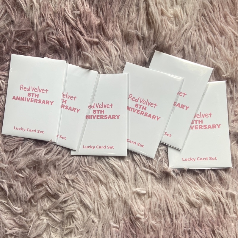 [READY] Lucky Card LC Red Velvet RV 8th Anniversary