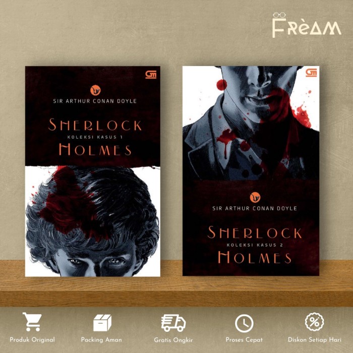 

Silahkan Order] Buku Novel Sherlock Holmes: Koleksi Kasus 1 - 2 by Sir Arthur Conan