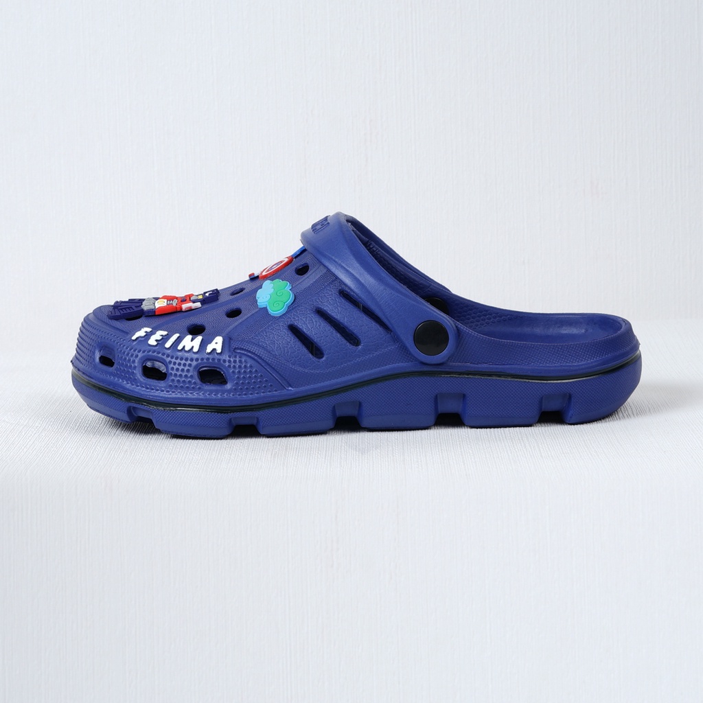 Sandal Anak Anak Baim Faima Motif Robot - Sandal Premium Impor