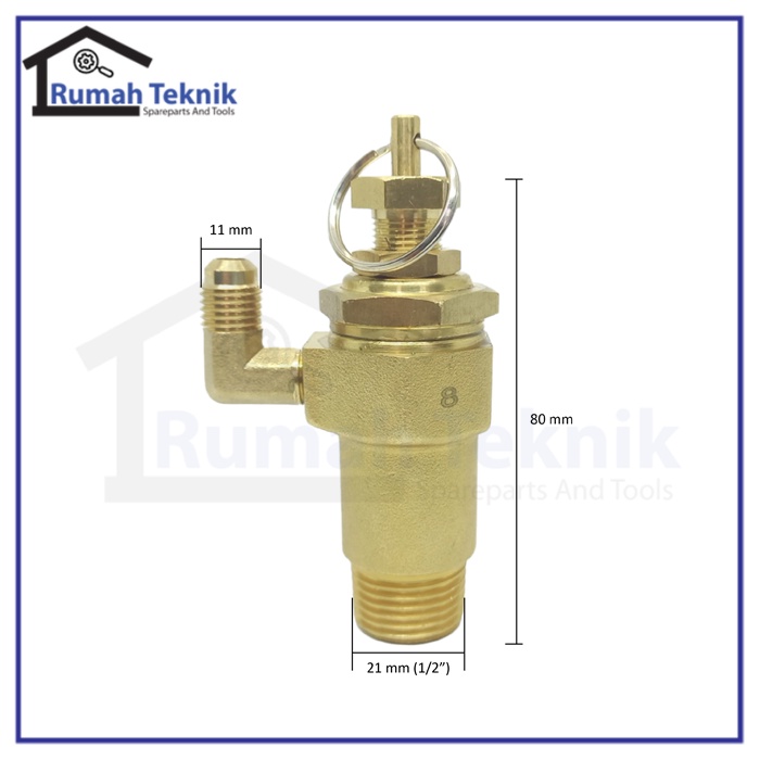 Unloading Valve Kompresor Angin 1/2 Hp - 15 Hp