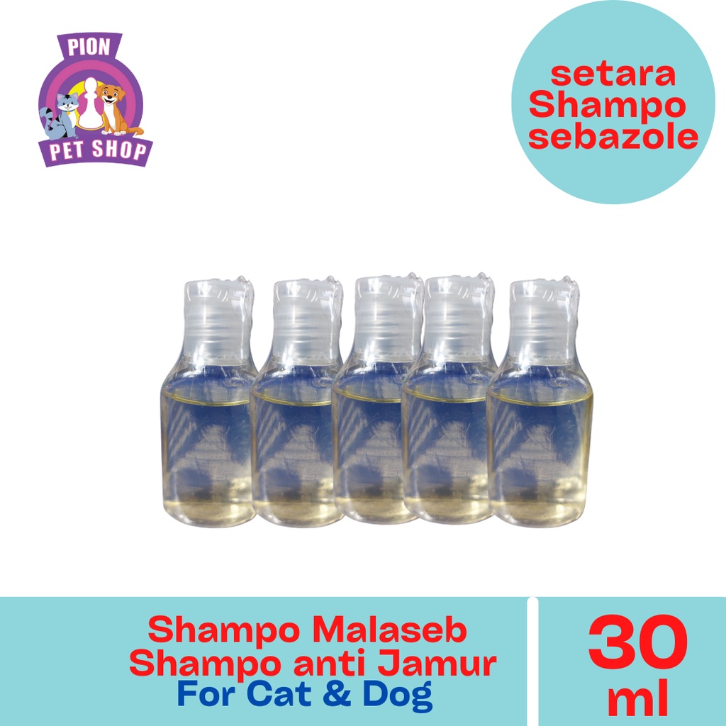 Malaseb 30 ml Shampoo Kucing - Anti Jamur - Obat Shampo