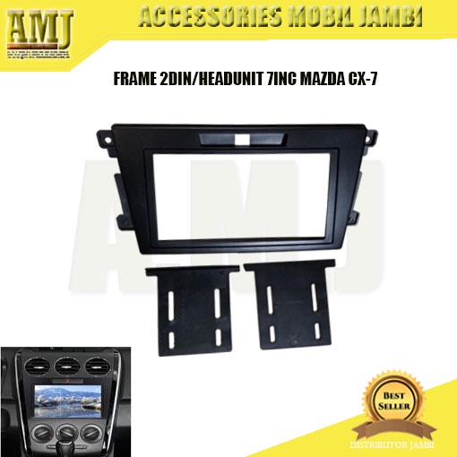 FRAME HEADUNIT DOUBLE DIN 2DIN MAZDA CX7 7INC