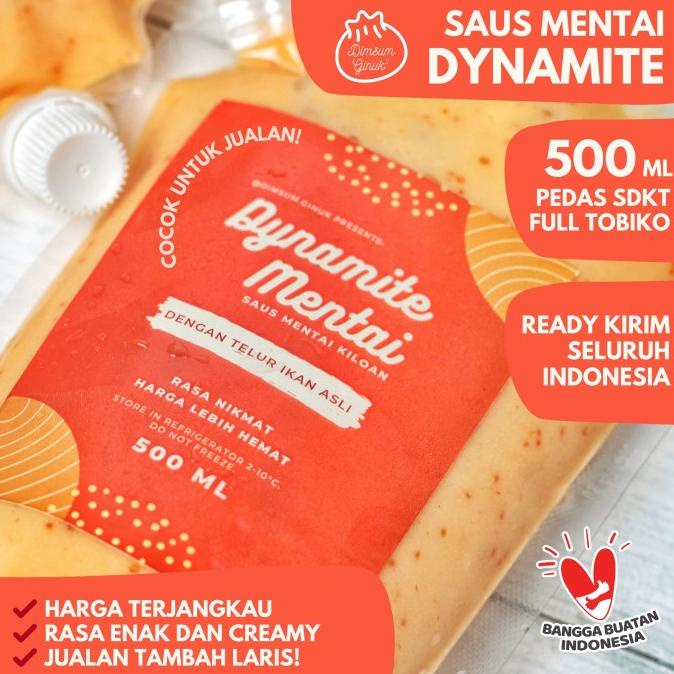 

Saos Saus Mentai Halal Sauce Mentaiko Rice Salmon Dimsum Ginuk 500 ml