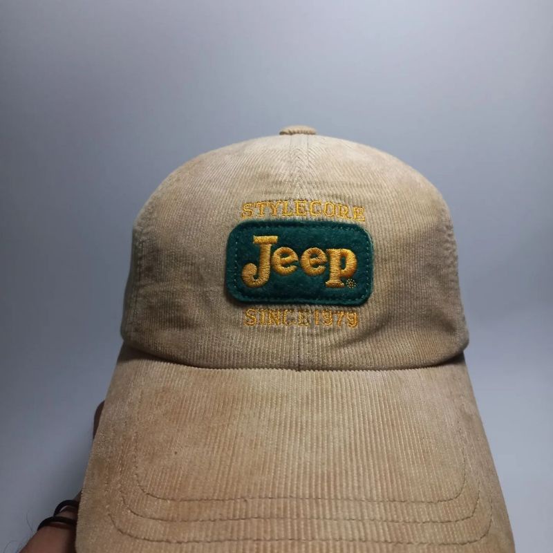 Topi Jeep Conduroy