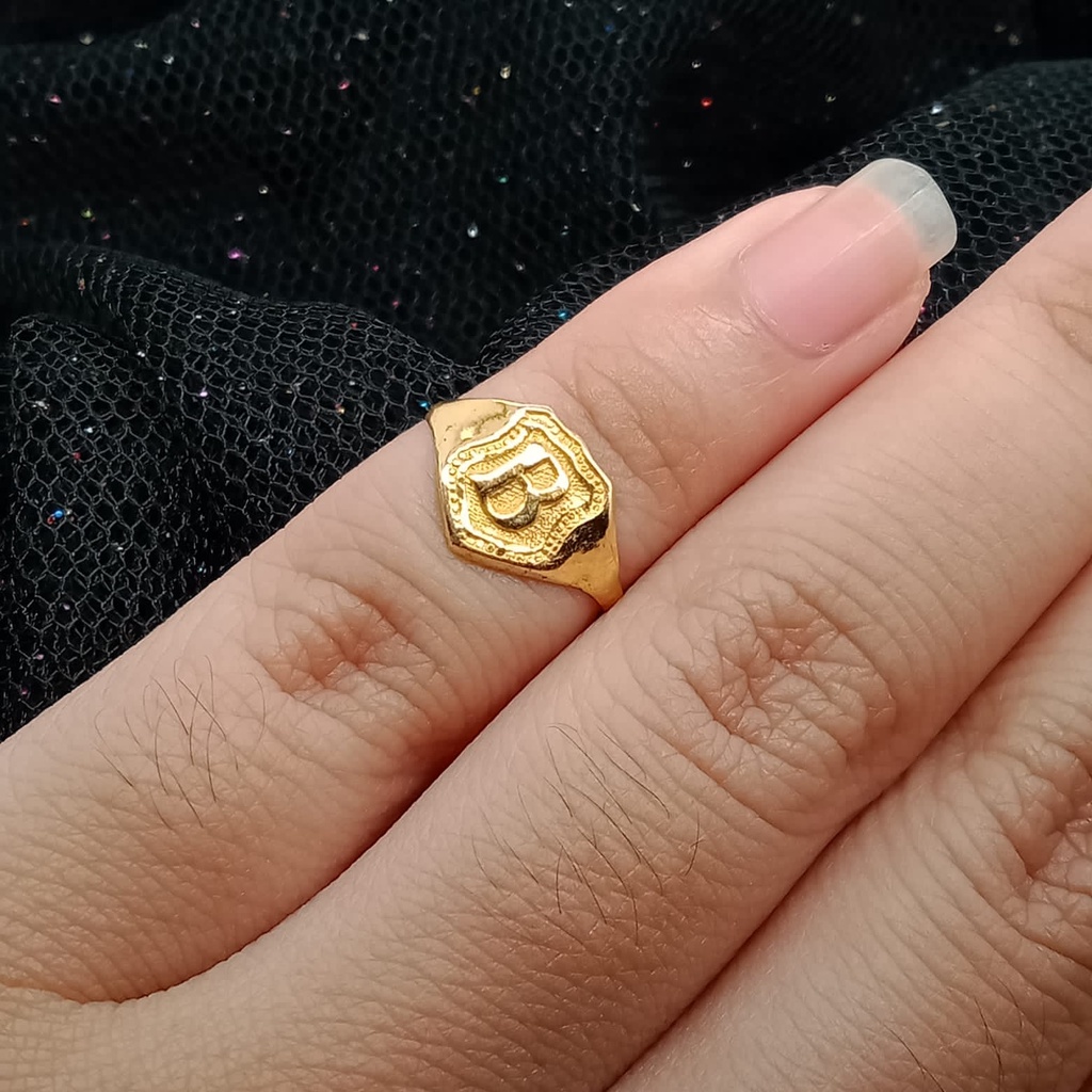 Cincin emas anak 17K - 0.5 gr kadar 750 - 3987