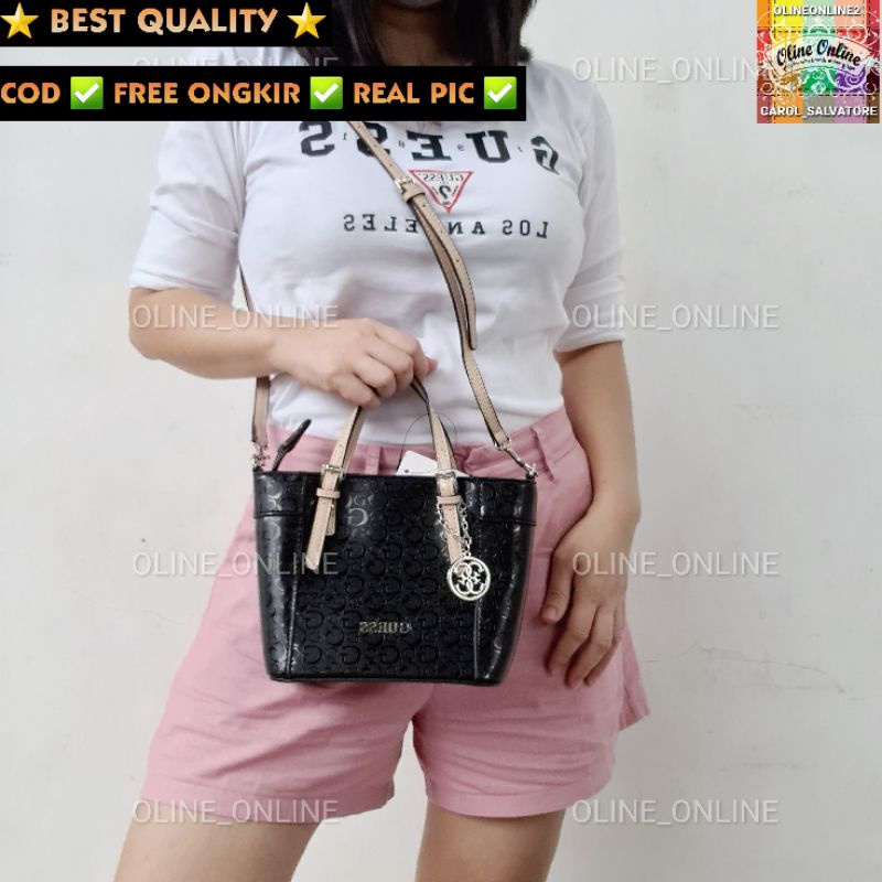 Tas gs delaney mini coated gb delan small size carryall shopper tote bag MINI SIZE shoulder dan jinjing top handle bag