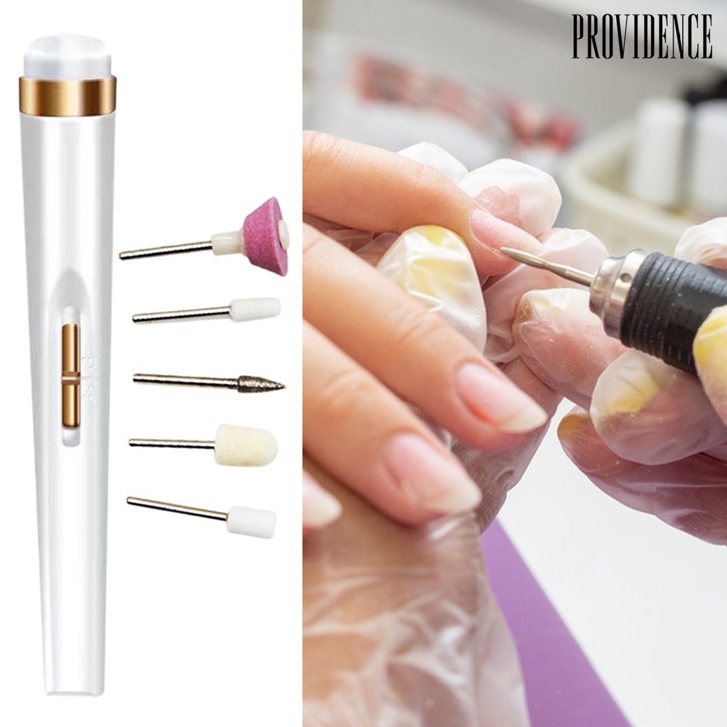 Providence Mesin Kikir Kuku Elektrik 5 in 1 Kecepatan Tinggi USB Rechargeable Hemat Tenaga