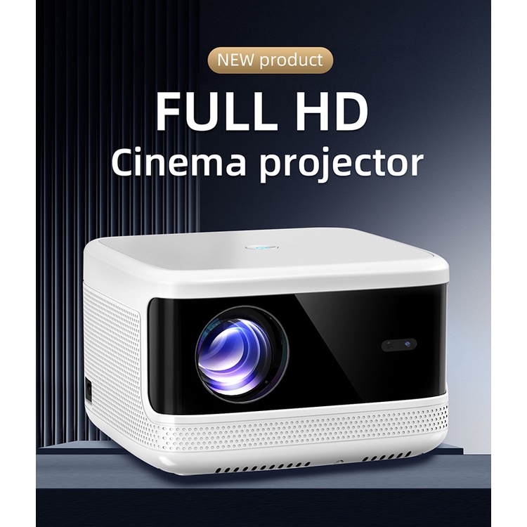 Velopiii67 Smart Proyektor T40 Android 9 Proyektor Koneksi Hp Android Bluetooth 5000 Lumens