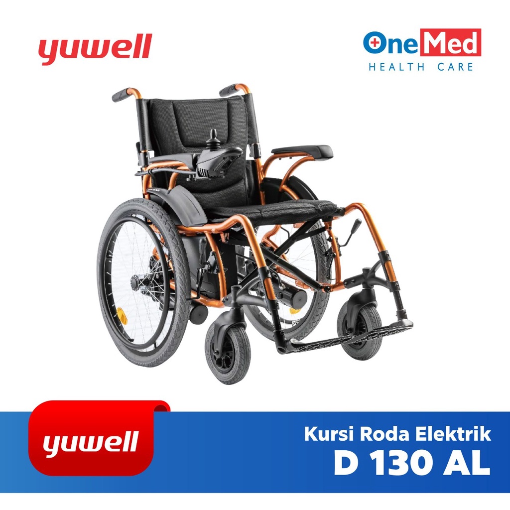 Original Yuwell Kursi Roda Elektrik Roda Besar D130AL Exp Baru