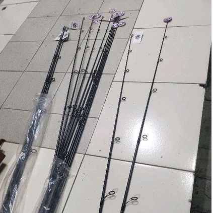 Sambungan joran karbon lubang atas ring fuji