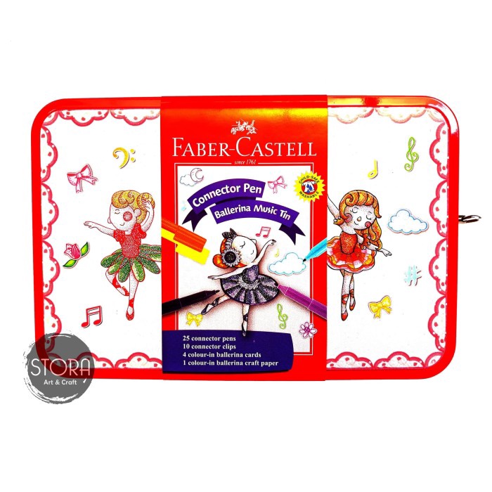 

[COD AKTIF] Faber Castell Balerina Connector Pen / Spidol Faber Castell