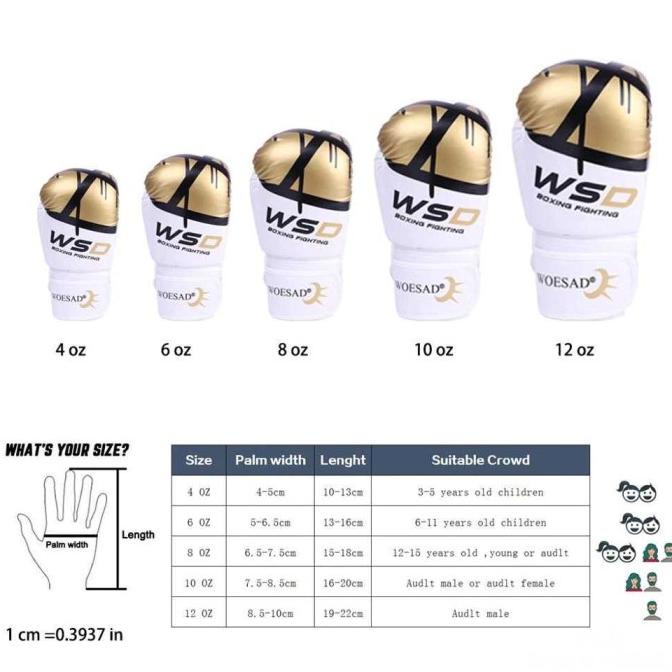 Boxing Gloves / Sarung Tinju Woesad / Wsd 12 Oz