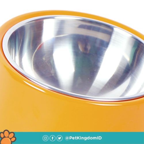 Feed Mangkuk Anjing Slope Bowl Size S Orange