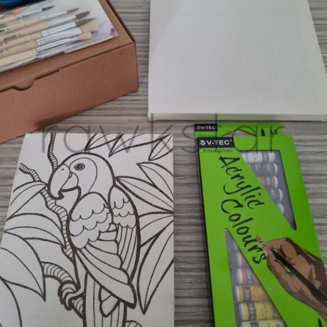 

Paket C Lukis Kanvas Gambar Painting for Kids Art