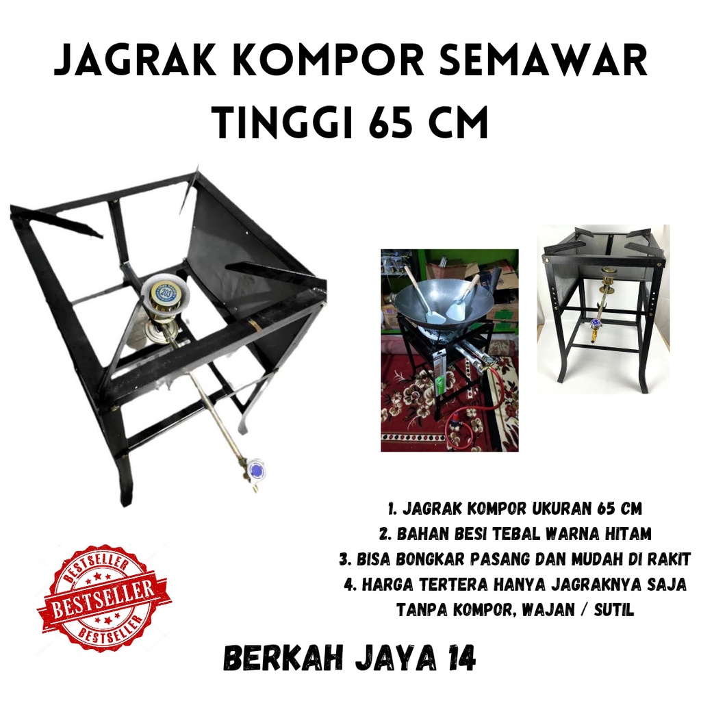 KAKI JAGRAK SIKU KOMPOR SEMAWAR TINGGI 65 CM DUDUKAN RANGKA TATAKAN HARGA MURAH BARANG BERKUALITAS BAHAN BESI TEBAL PROMO DISKON TERLARIS