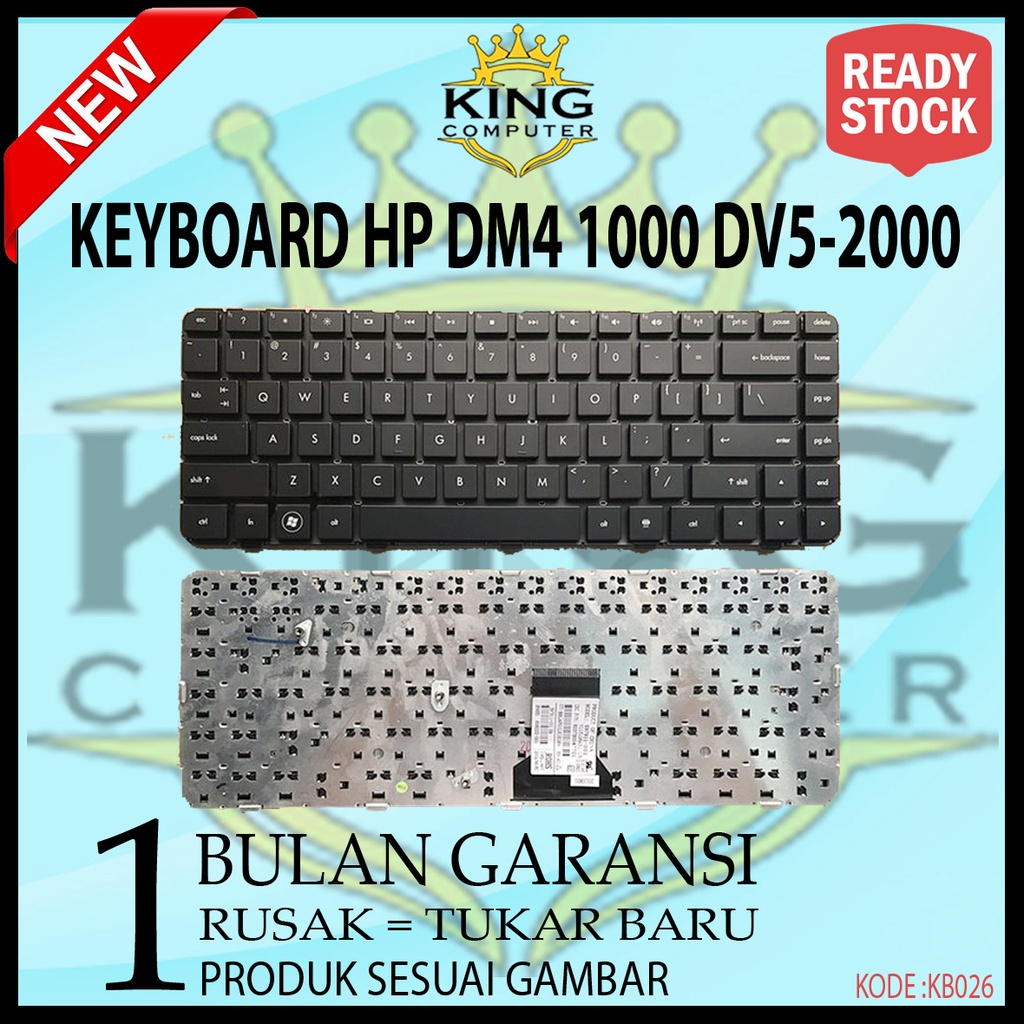 Keyboard HP DM4 DM4-1000 DM4-1200 DM4T-1000 DV5-2000 NSK-HT0UV 7501LX6