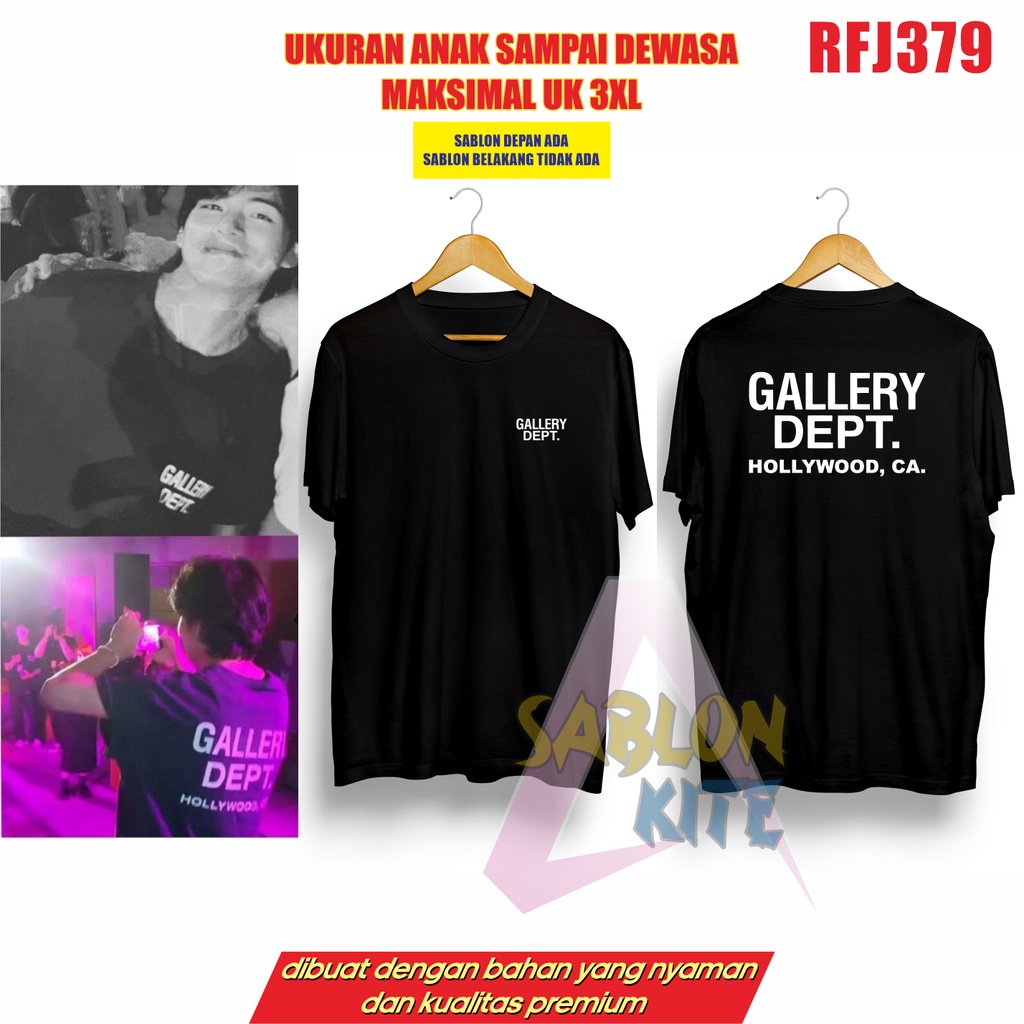 MURAH!!! KAOS TAEHYUNG GALERI RFJ379 UP TO 3XL