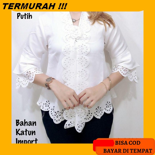 Baru Setelan Kebaya Brukat Stelan Rinjani Modern Baju Remaja Baju Dewasa Kebaya Wanita Modern Brukat