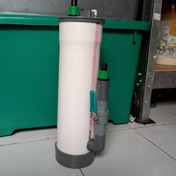 Filter Canister Diy Tabung Only - Putih