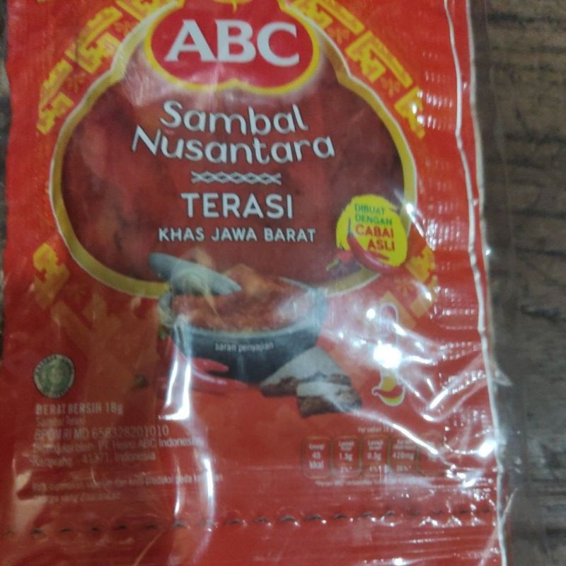 

Sambal terasi abc