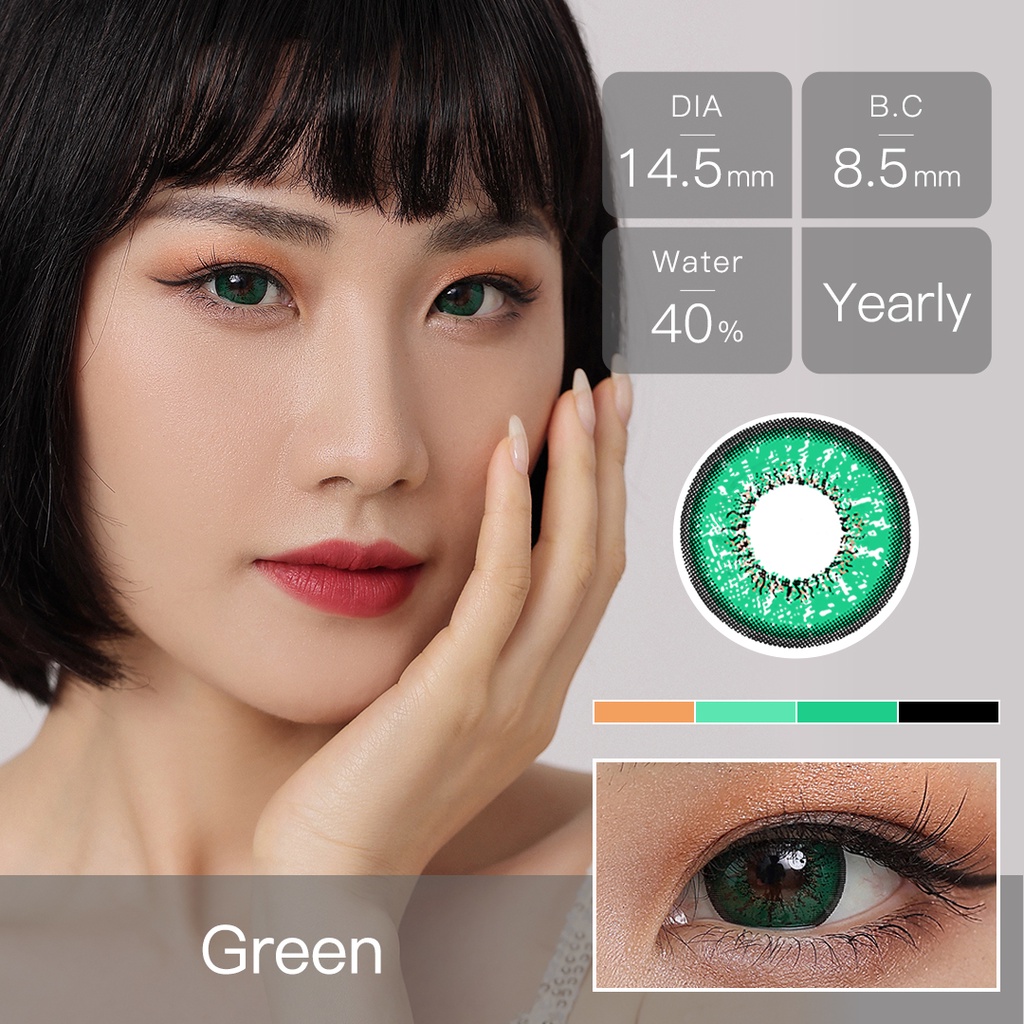 （COD)MAGISTER SOFTLENS LENSA KONTAK WARNA KEREN, MAKE-UP ESSENTIALS 14.50MM 1 PASANG 2 PCS