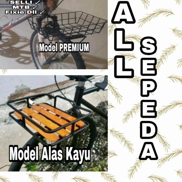 keranjang sepeda mtb / kranjang sepeda mtb / bagasi depan sepeda mtb - klasik
