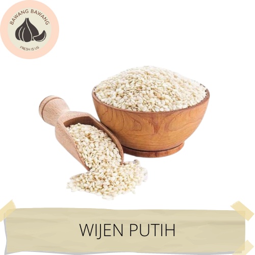 Wijen Putih dan Wijen Hitam / White Sesame and Black Sesame Seed 90 Gram