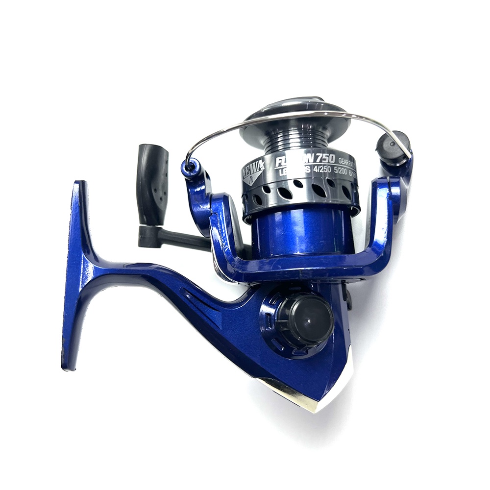 GULUNGAN REEL PANCING METAL SPOOL BESI 750 FUSION WARNA BIRU HIJAU 6BB SPINNING REEL MURAH DRAG 6 KG