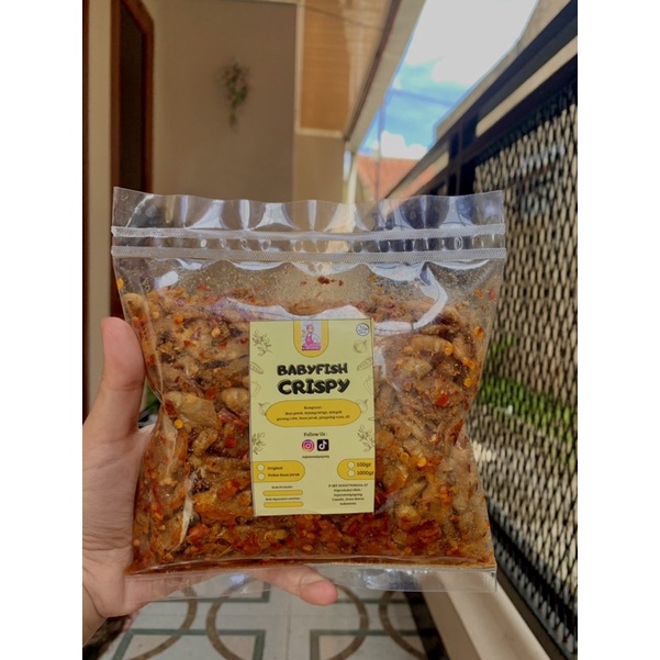 

BABY FISH 250GR /IKAN PEPETEK CRISPY KRIUK CIKRUH PEDAS JERUK GURIH JAJANAN CEMILAN KERUPUK KERIPIK KRISPI