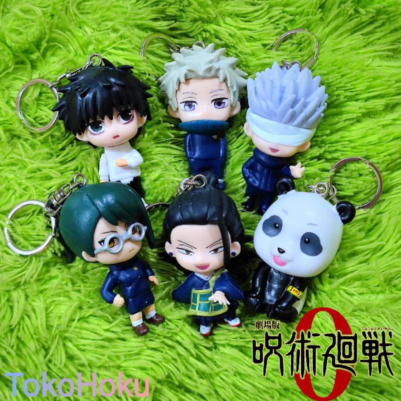 Gantungan Kunci Jujutsu Kaisen 0 Movie Action Figure Mainan Keychain