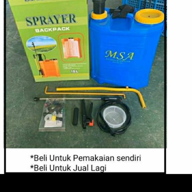 POMPA MSA-16 MANUAL ( POMPA SPRAYER MSA-16L MANUAL SPRAYER 16 LITER BE