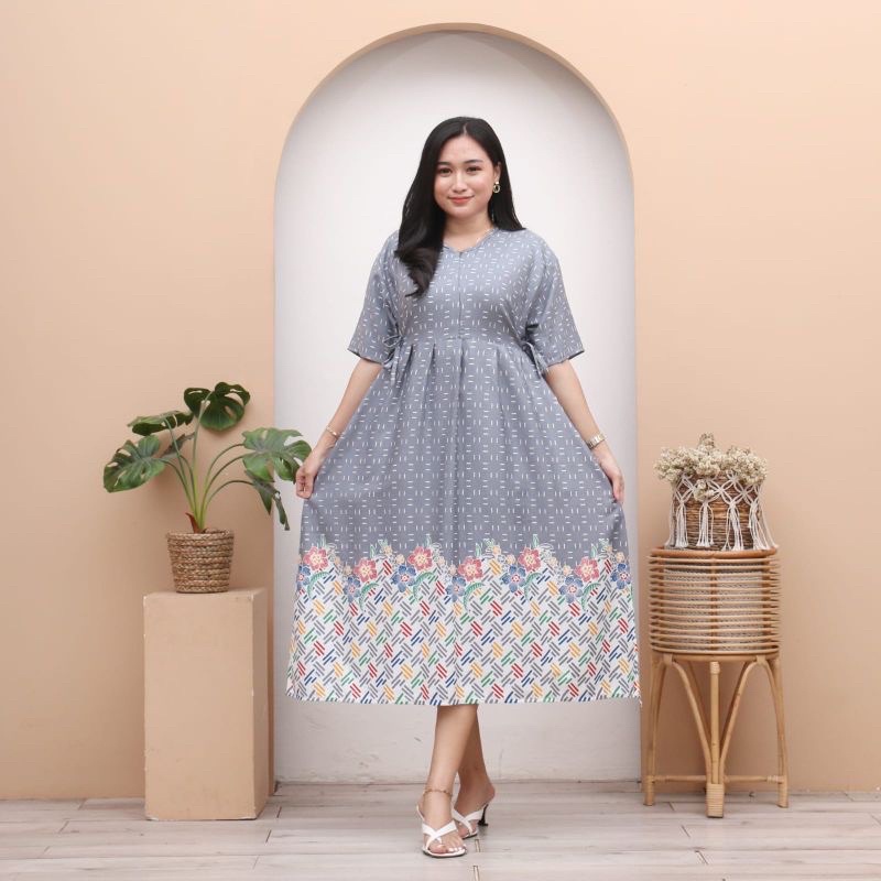 Ready Stok Daster Jasmine Rayon Terlaris | Daster Rayon Premium | Daster Terbaru | Busui Friendly | 