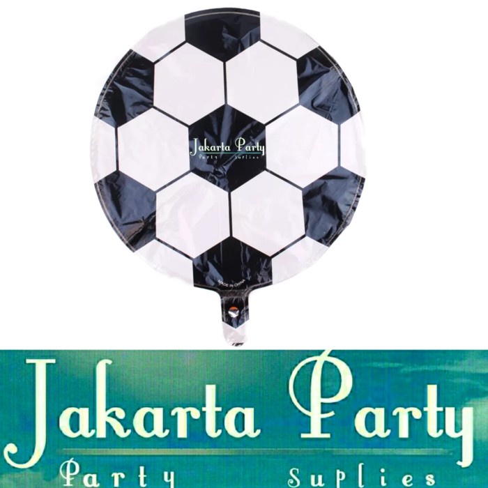 Balon foil sepak bola / foil football / balon foil bulat