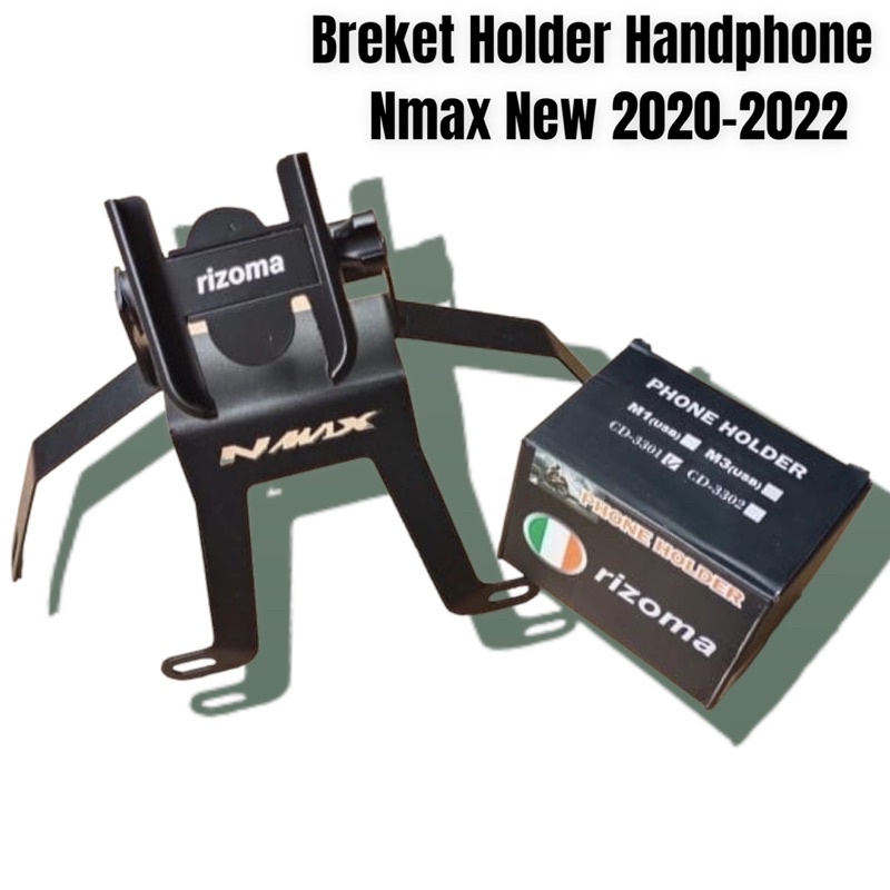 Breket Holder Dudukan Handphone Rizoma Full Cnc Motor Nmax New 2020-2022