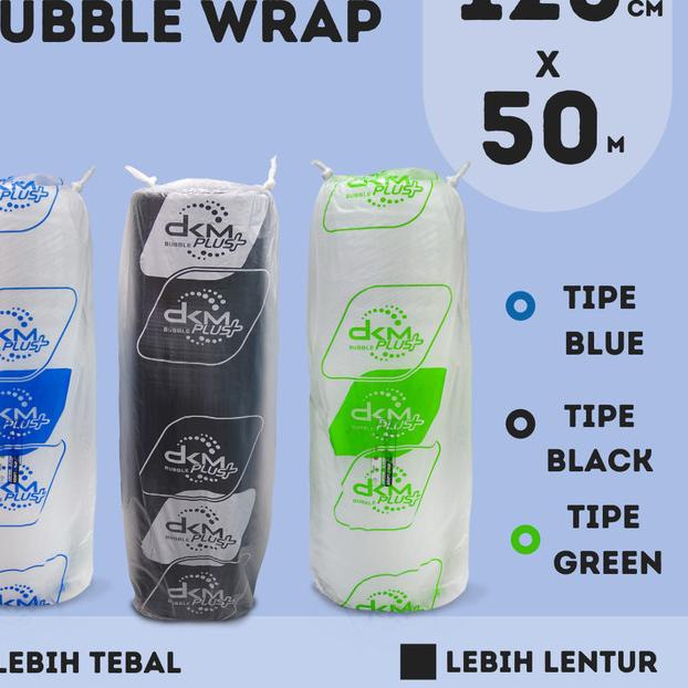 

PLASTIK BUBBLE / BUBLE WRAP ROLL HITAM PUTIH BENING TEBAL DKM+ - GREEN 125