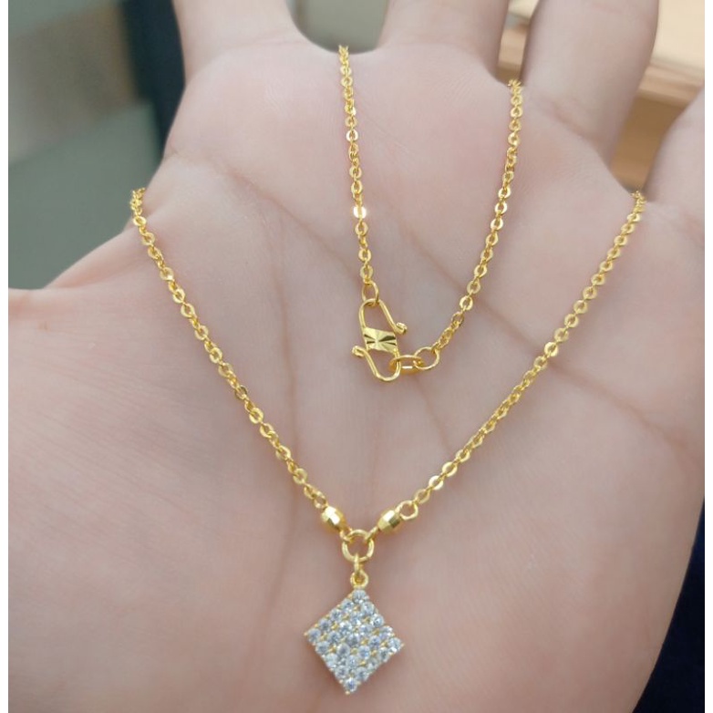 KALUNG ANAK LIONTIN PERAK 925 LAPIS MAS