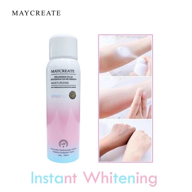 LIVI - [BPOM] MAYCREATE SPRAY ORIGINAL 150 ML / MAYCREATE WHITENING SPRAY/ MAYCREATE MOISTURIZING SP